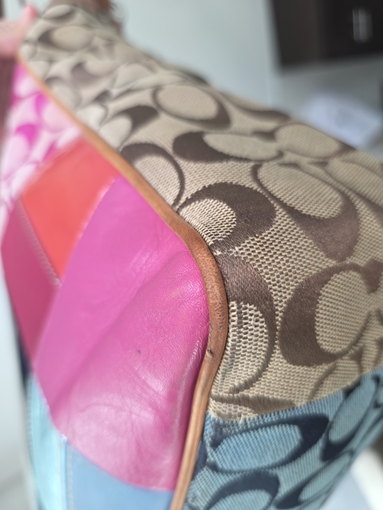 Coach Patchwork Multicolor Tote